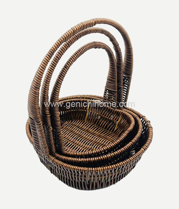 ما هي أنماط التصميم واحتياجات المستهلك لسلة Rattan Tote Basket؟